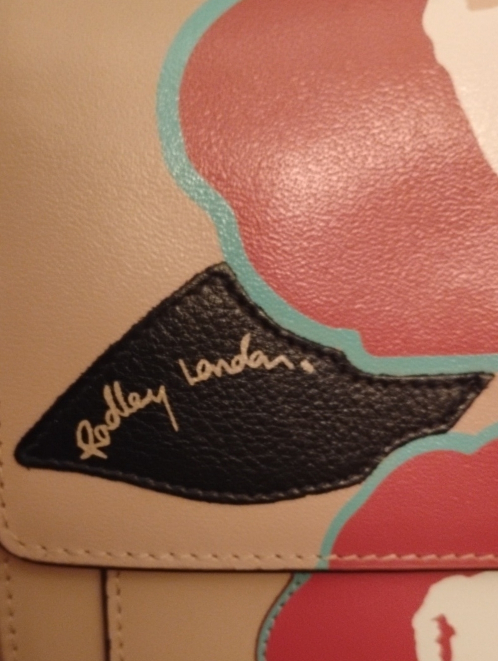 Radley London Leather Floral Crossbody Bag - Picture 3 of 11